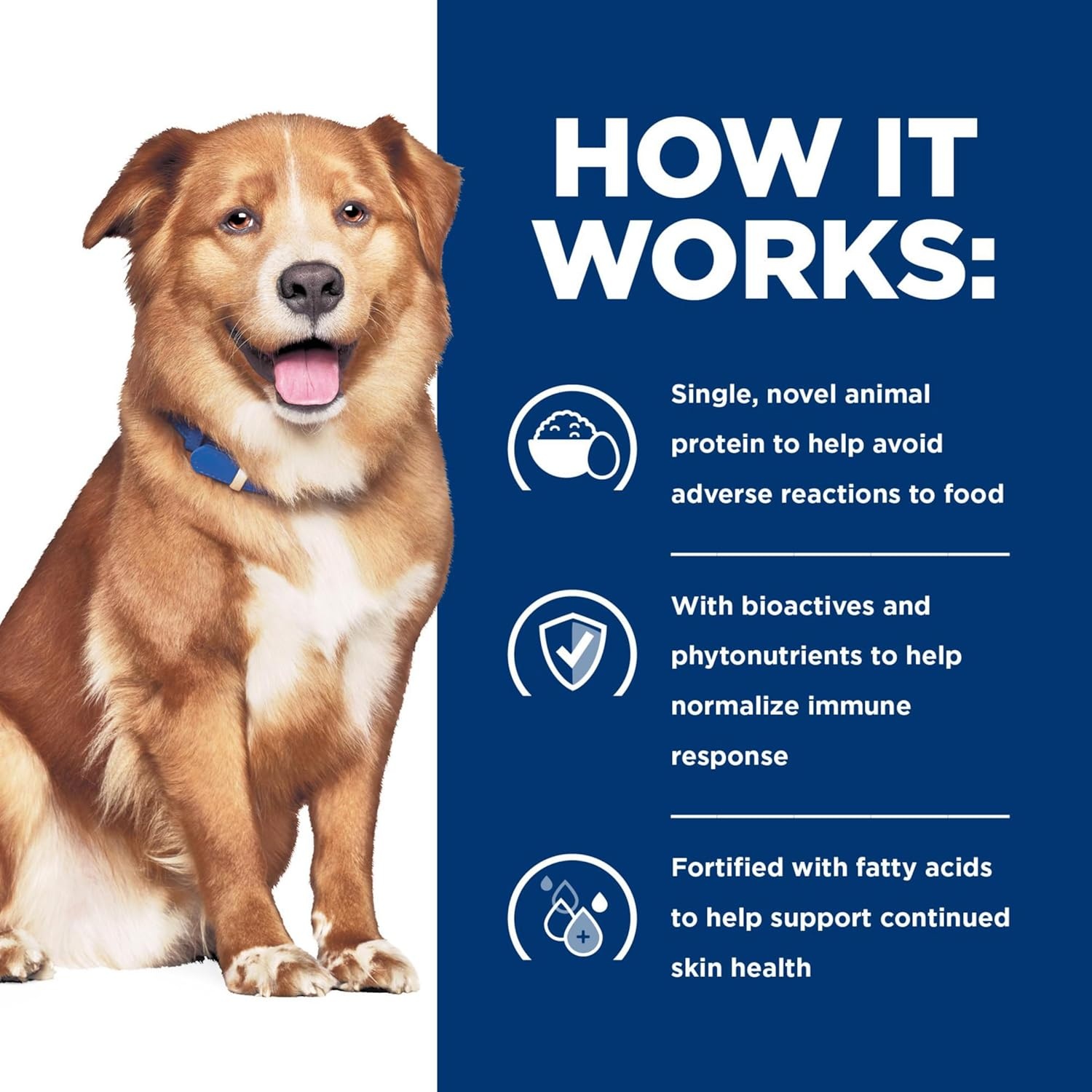 image:imageHills Prescription Diet Derm Complete EnvironmentalFood Sensitivities Dry Dog Food Rice amp Egg 65 lb Bag24 Pound Pack of 1