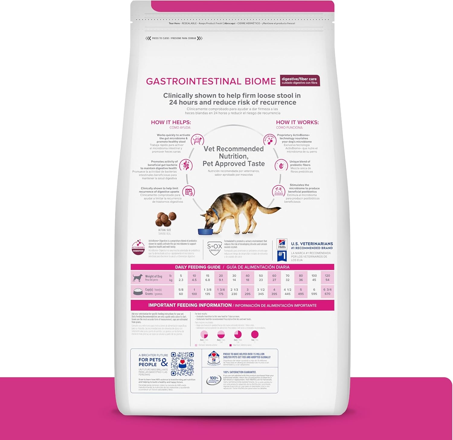 image:imageHills Prescription Diet Gastrointestinal Biome DigestiveFiber Care Dry Dog Food Chicken 275 lb BagChicken