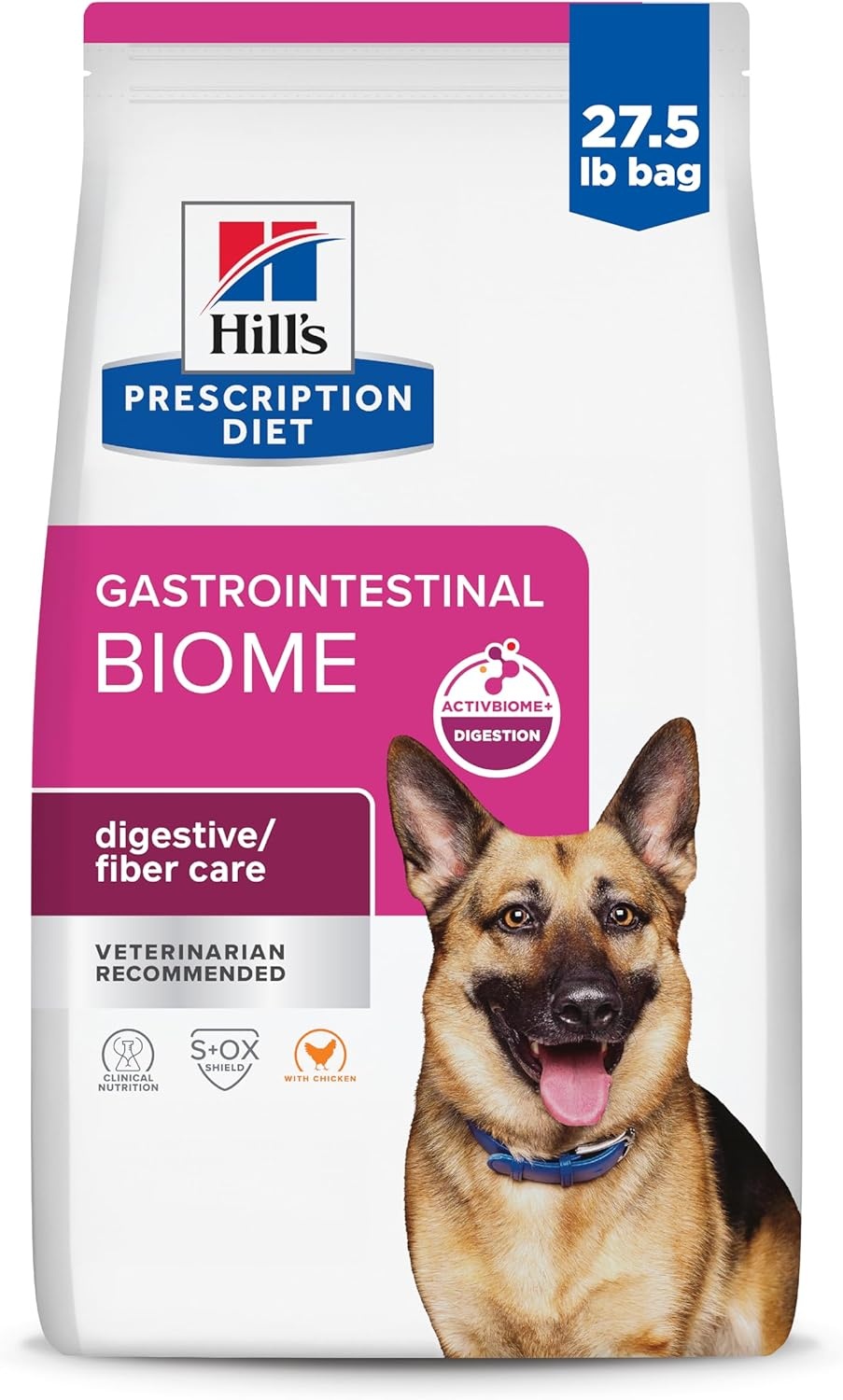 image:imageHills Prescription Diet Gastrointestinal Biome DigestiveFiber Care Dry Dog Food Chicken 275 lb BagChicken