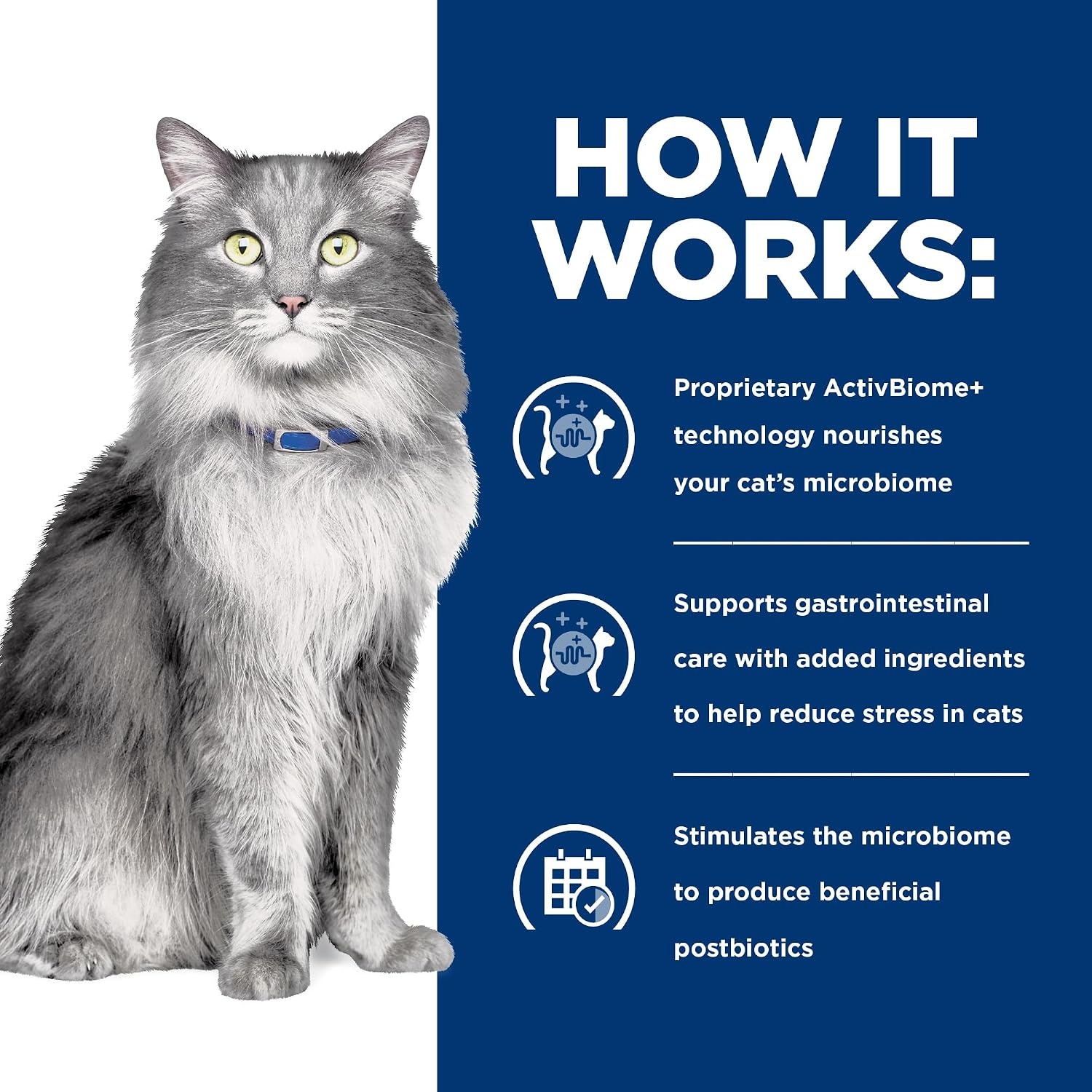 image:imageHills Prescription Diet Gastrointestinal Biome Stress DigestiveFiber Care Wet Cat Food Chicken amp Vegetable Stew 29 oz Cans 24Pack