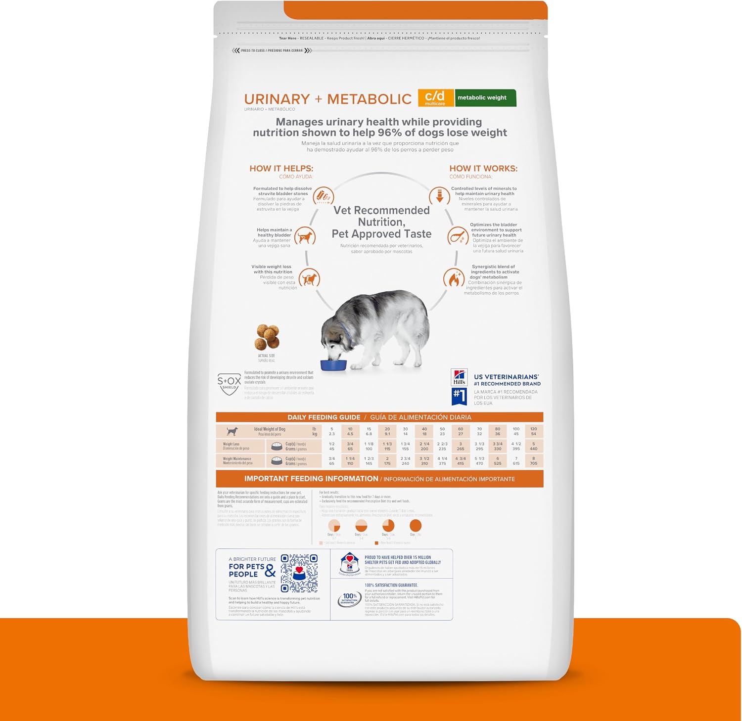 image:imageHills Prescription Diet cd Multicare Metabolic Weight Dry Dog Food Chicken 245 lb BagChicken