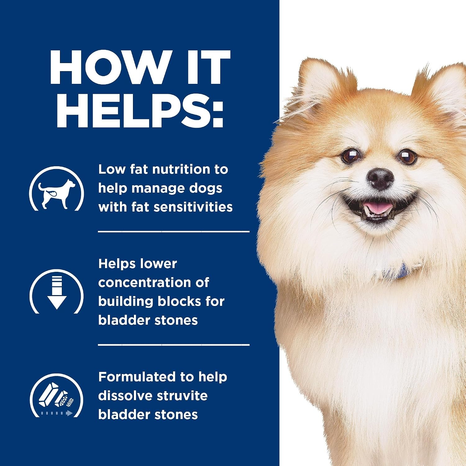 image:imageHills Prescription Diet cd Multicare Low Fat Urinary Care Dry Dog Food Chicken 85 lb BagChicken