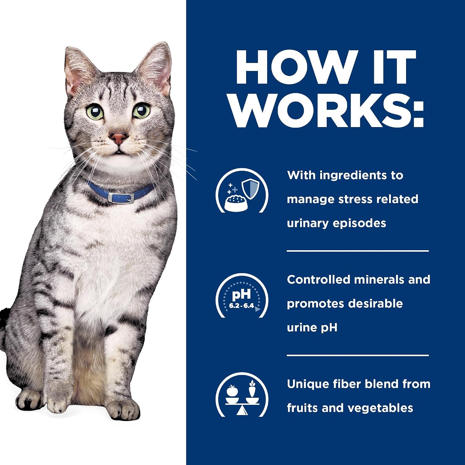 image:imageHills Prescription Diet cd Multicare Stress Metabolic Weight Dry Cat Food Chicken 635 lb Bag