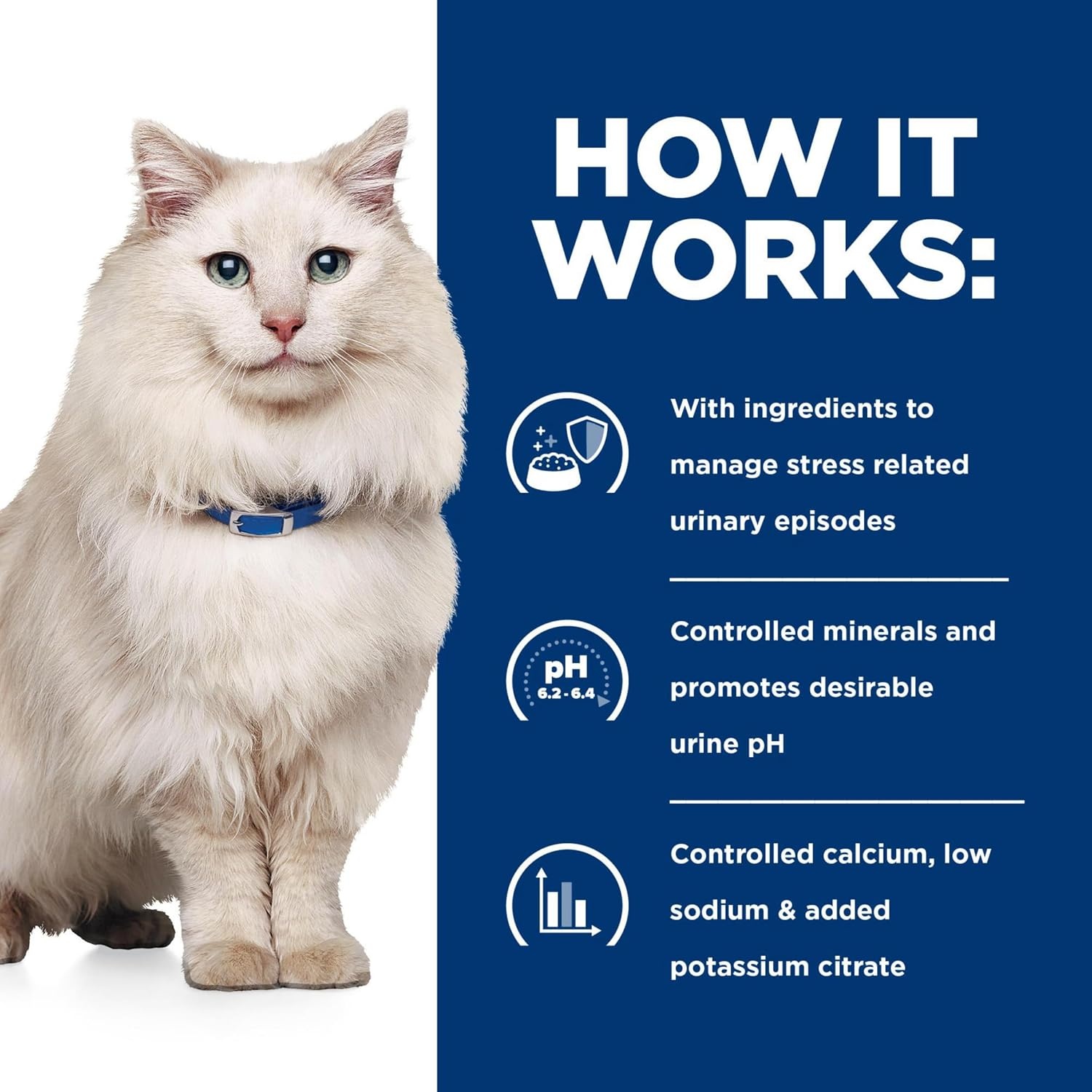 image:imageHills Prescription Diet cd Multicare Stress Urinary Care Wet Cat Food Chicken 55 oz Cans 24PackTuna