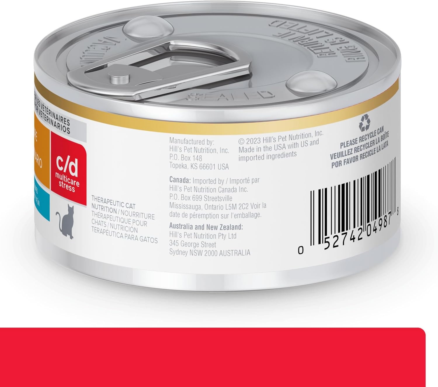 image:imageHills Prescription Diet cd Multicare Stress Urinary Care Wet Cat Food Chicken 55 oz Cans 24PackVegetable Tuna Stew
