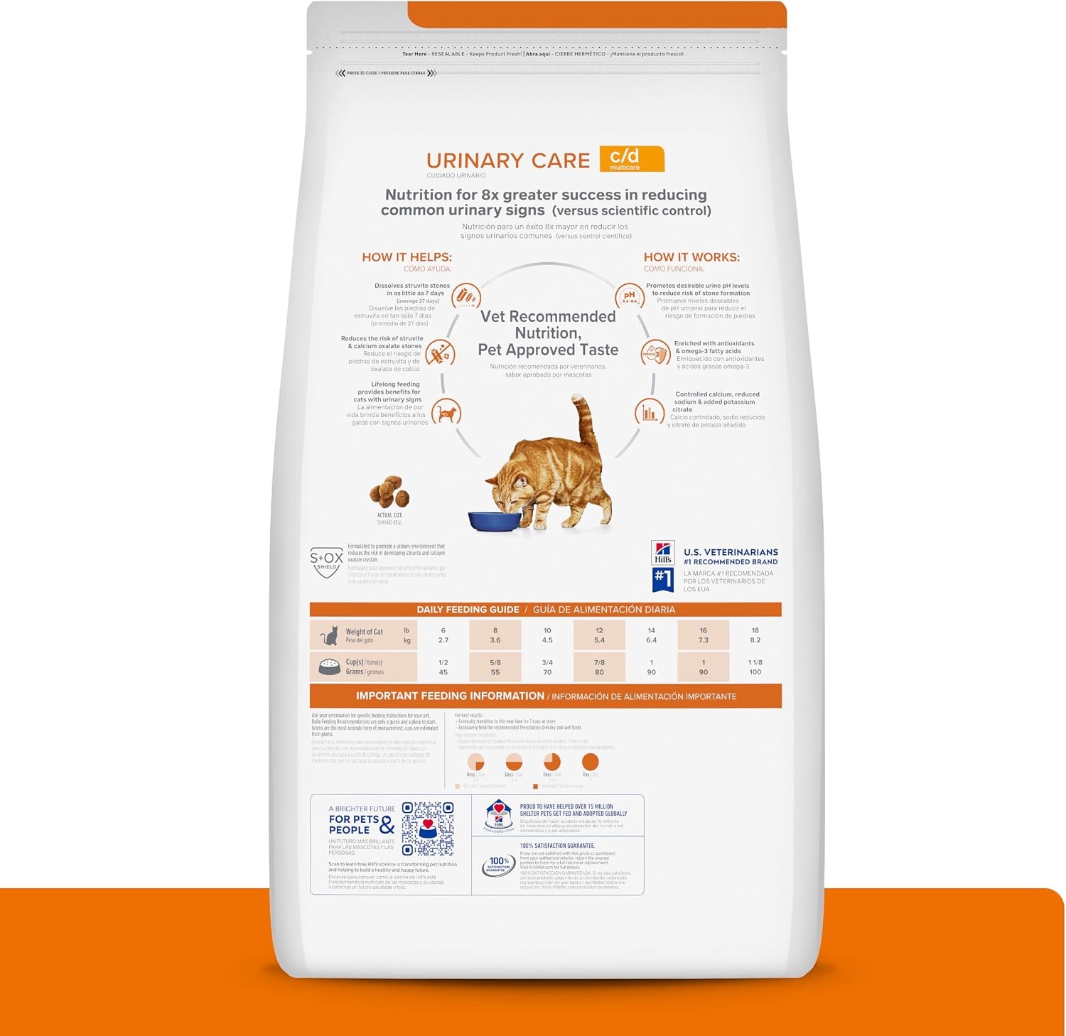 image:imageHills Prescription Diet cd Multicare Urinary Care Dry Cat Food Chicken 4 lb BagChicken