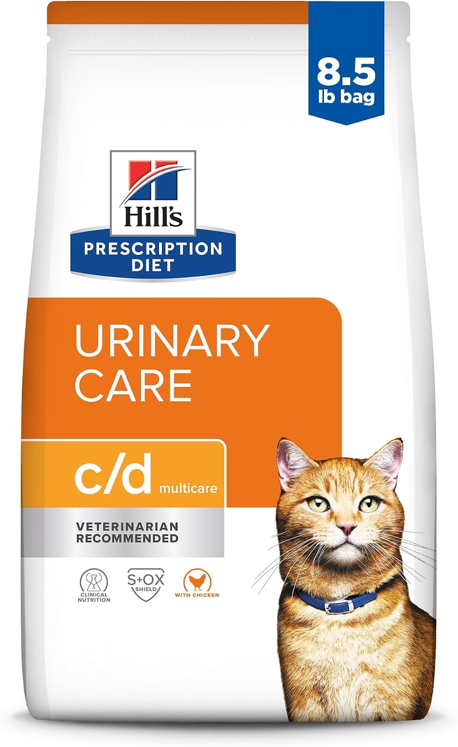 image:imageHills Prescription Diet cd Multicare Urinary Care Dry Cat Food Chicken 4 lb BagChicken