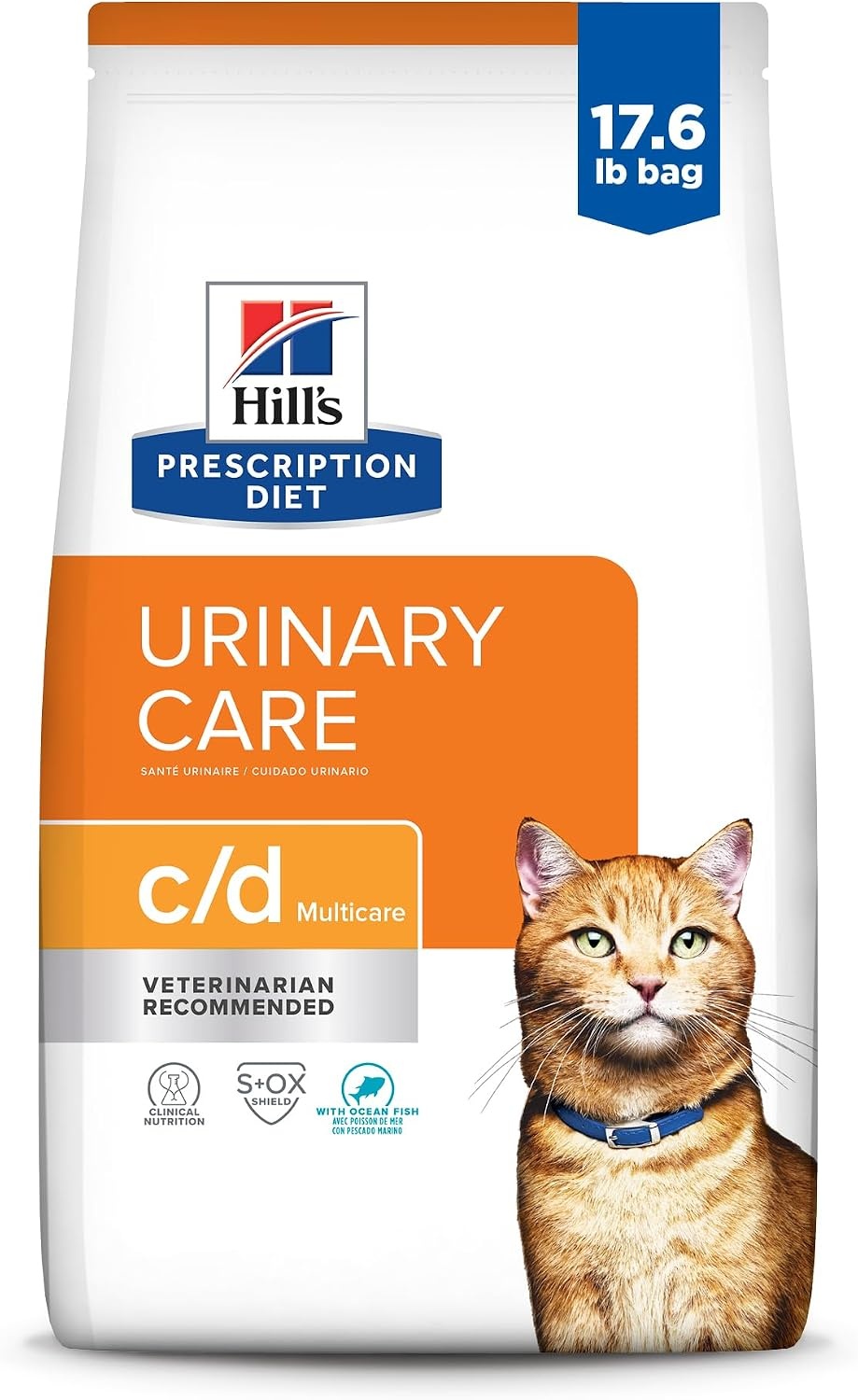 image:imageHills Prescription Diet cd Multicare Urinary Care Dry Cat Food Chicken 4 lb BagSeafood