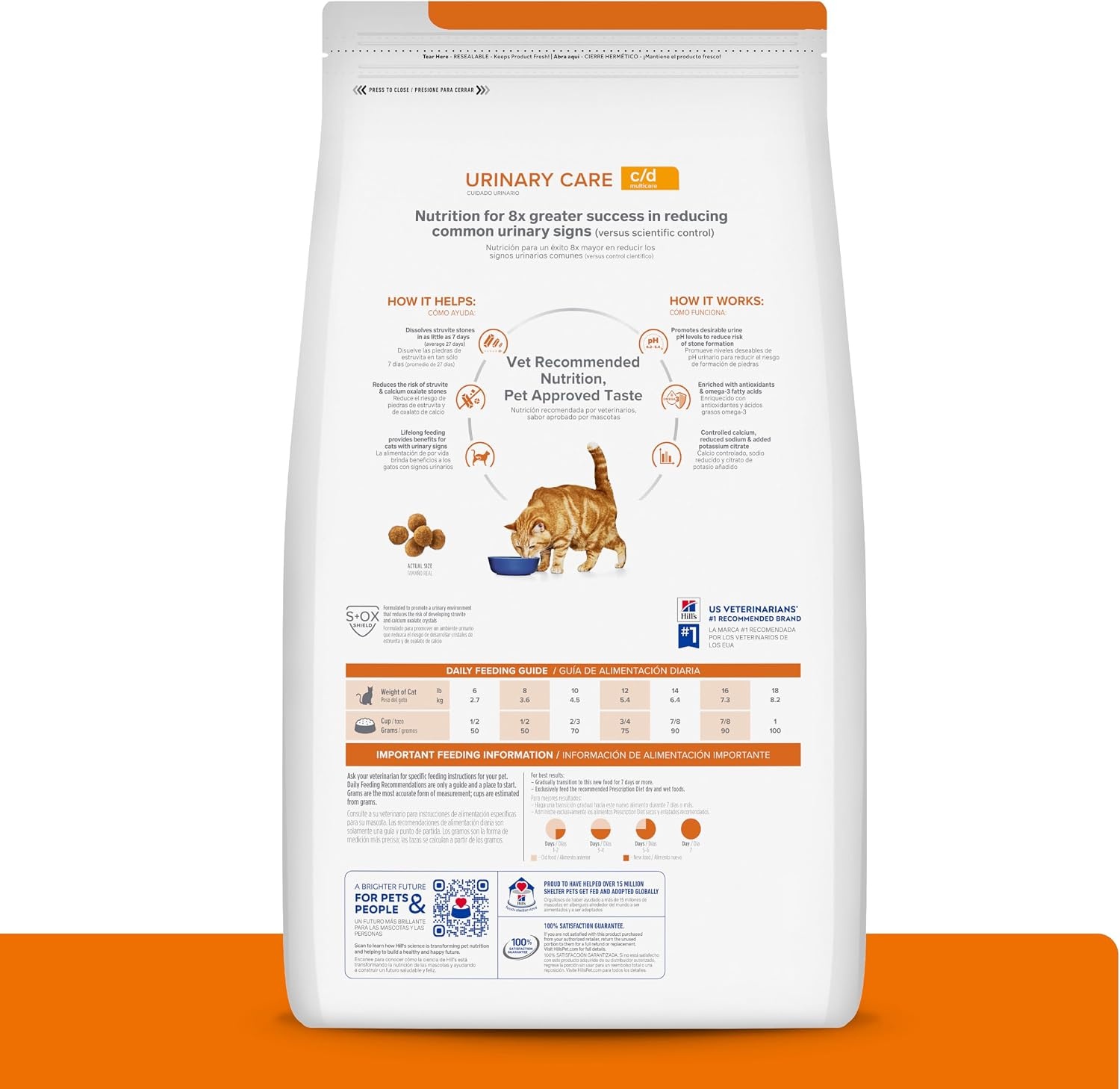 image:imageHills Prescription Diet cd Multicare Urinary Care Dry Cat Food Chicken 4 lb BagSeafood