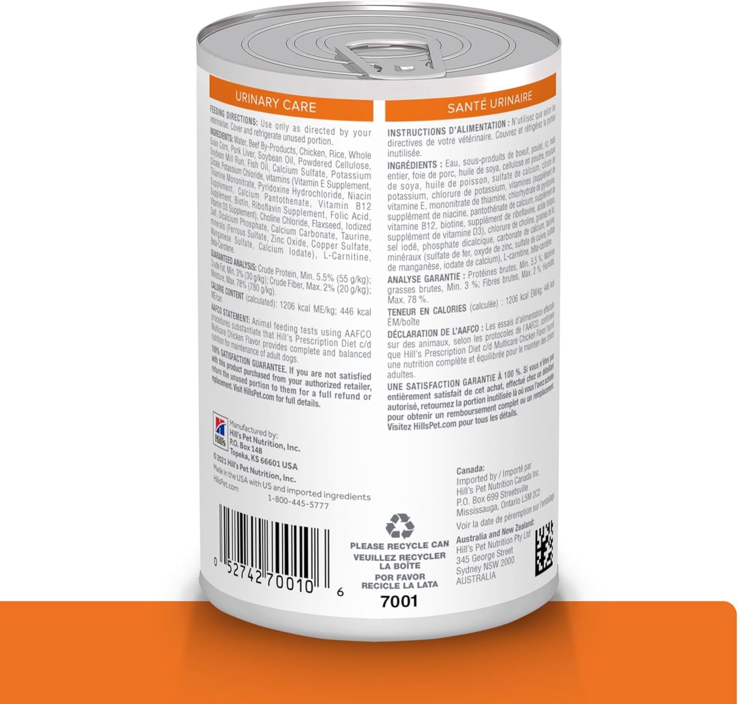 image:imageHills Prescription Diet cd Multicare Urinary Care Wet Dog Food Chicken amp Vegetable Stew 125 oz Cans 12PackChicken