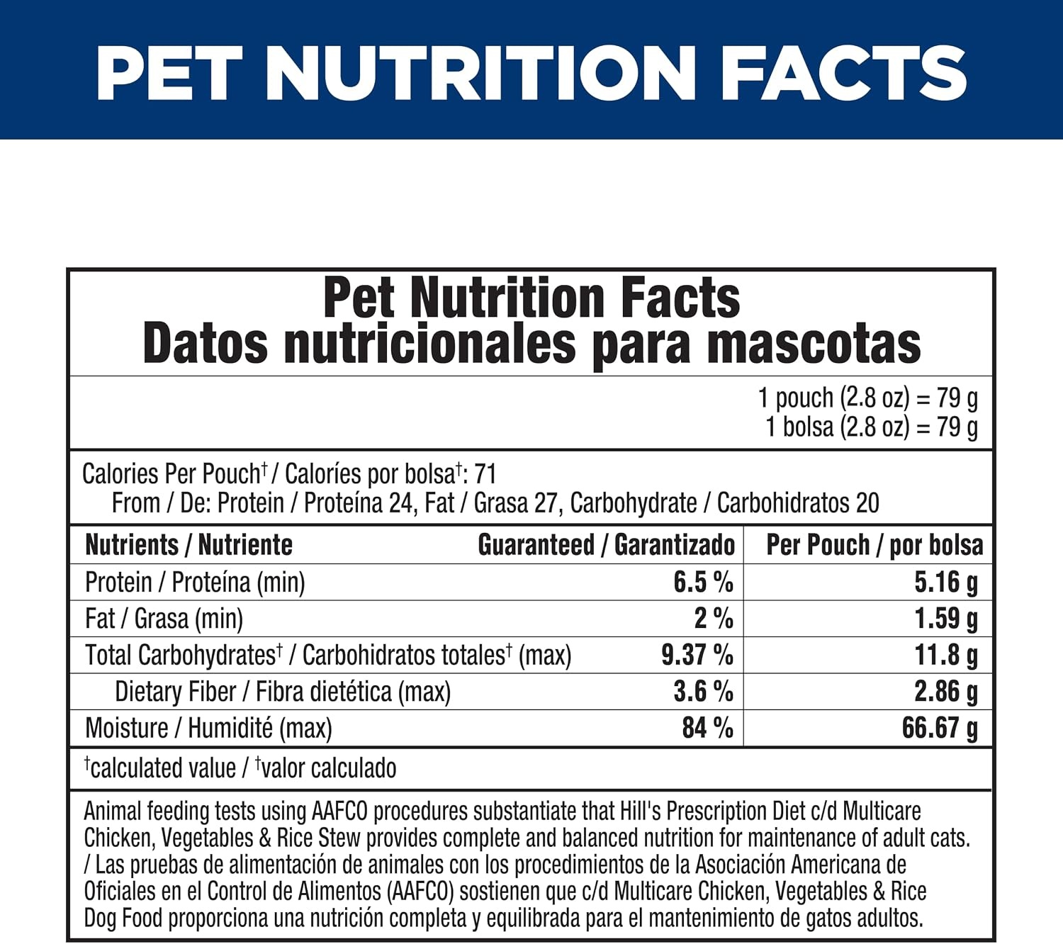 image:imageHills Prescription Diet cd Multicare Wet Cat Food Carrots Tuna amp Rice Stew 28 oz Pouches 24PackChicken Vegetable Rice Stew