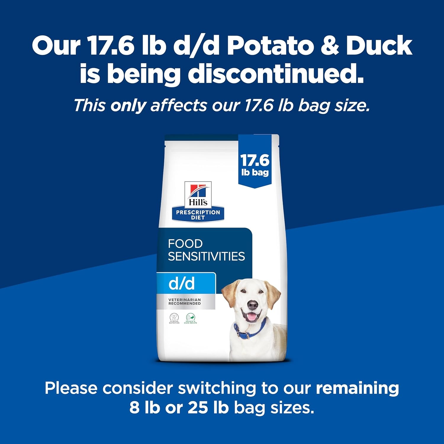 image:imageHills Prescription Diet dd Food Sensitivities Dry Dog Food Potato amp Venison 8 lb BagPotato Duck