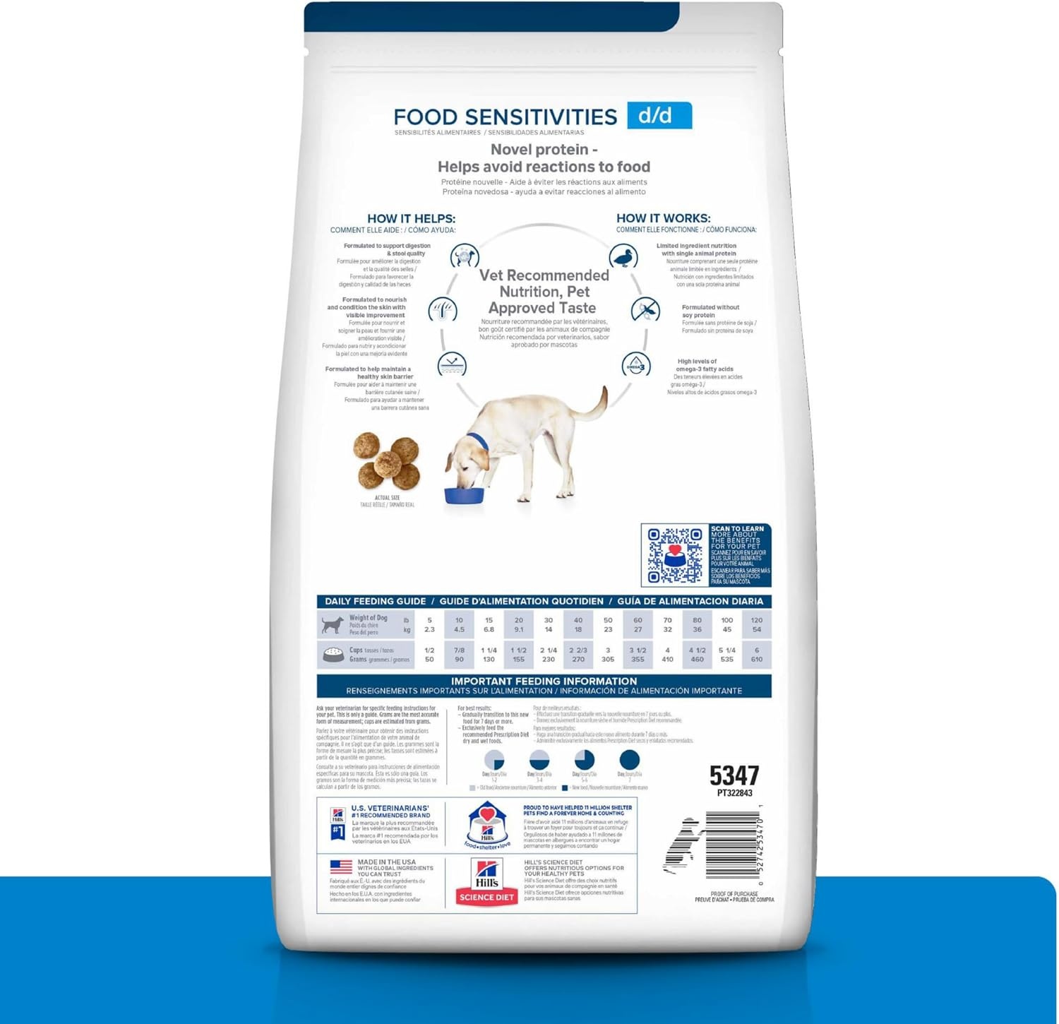 image:imageHills Prescription Diet dd Food Sensitivities Dry Dog Food Potato amp Venison 8 lb BagPotato Duck