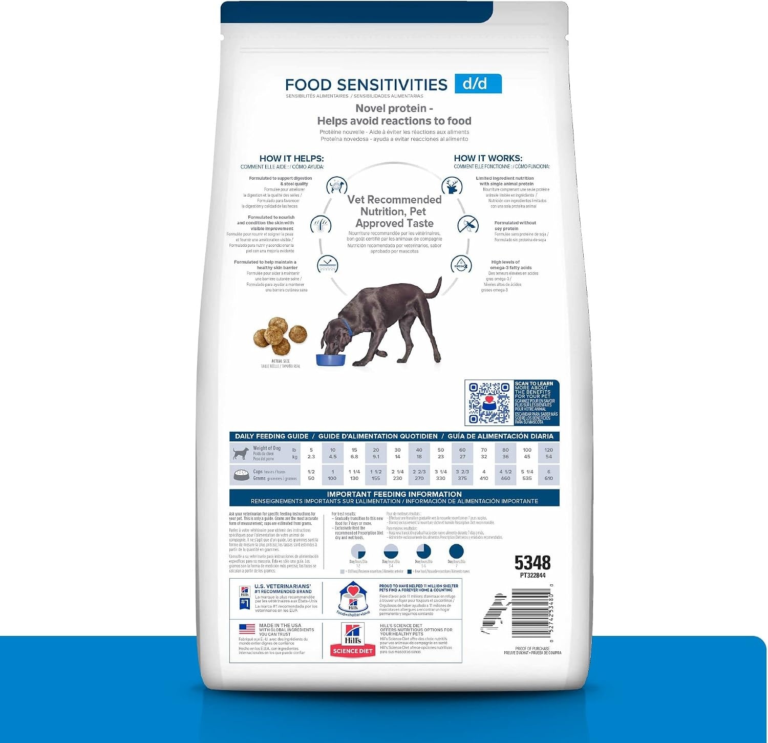 image:imageHills Prescription Diet dd Food Sensitivities Dry Dog Food Potato amp Venison 8 lb BagPotato Venison