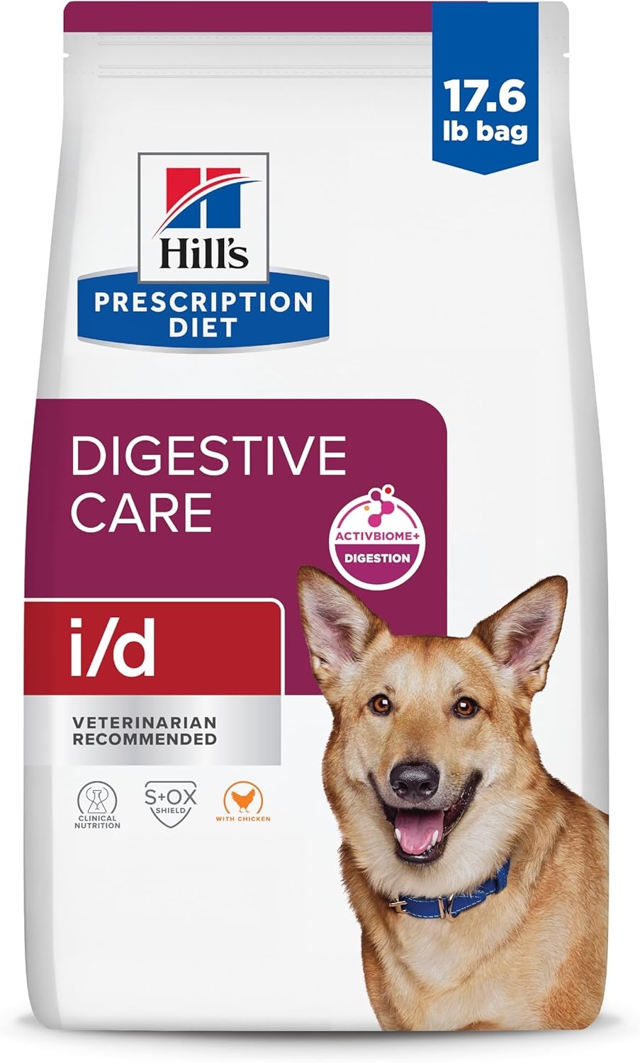 image:imageHills Prescription Diet id Digestive Care Chicken Flavor Dry Dog Food Veterinary Diet 275 lb BagChicken Regular Bites