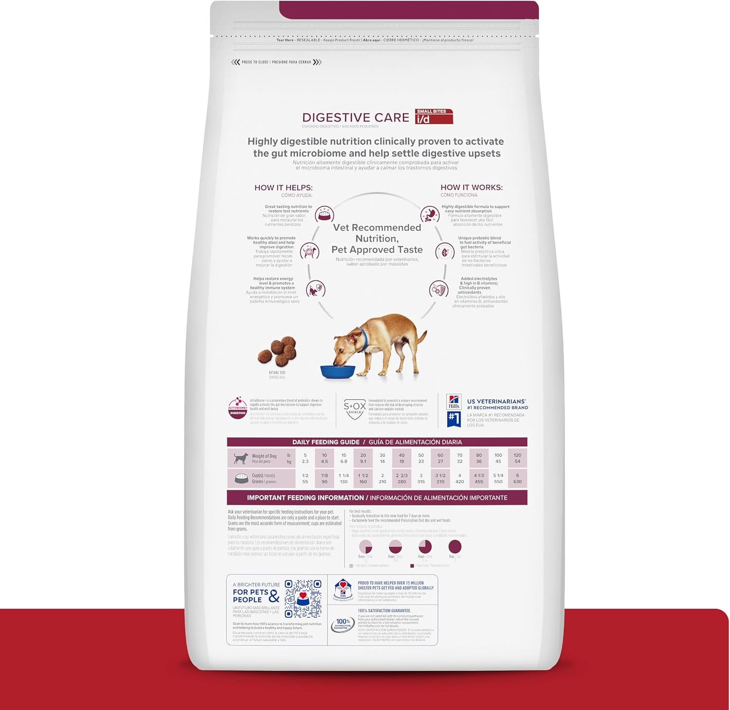 image:imageHills Prescription Diet id Digestive Care Chicken Flavor Dry Dog Food Veterinary Diet 275 lb BagChicken Small Bites