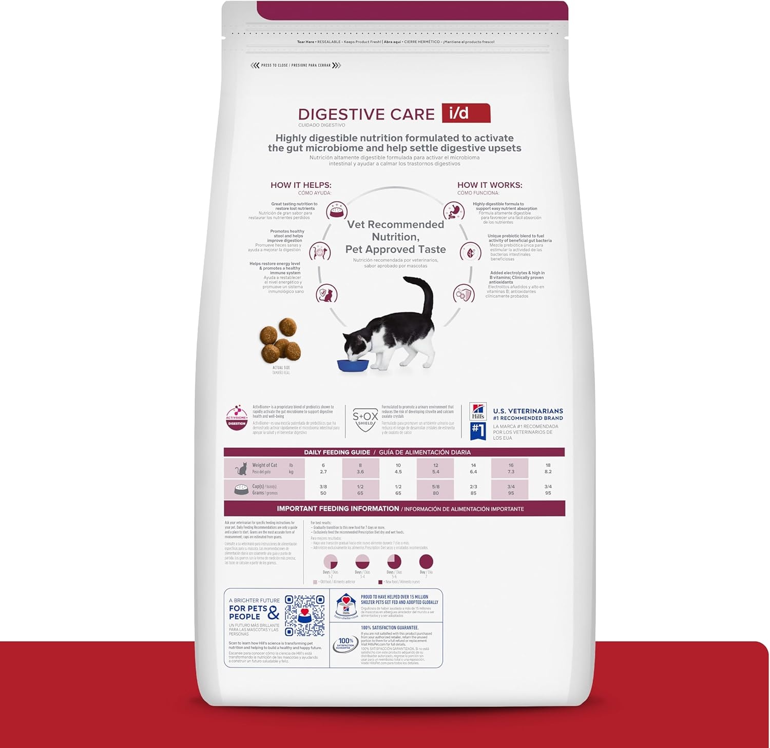 image:imageHills Prescription Diet id Digestive Care Dry Cat Food Chicken 85 lb BagChicken