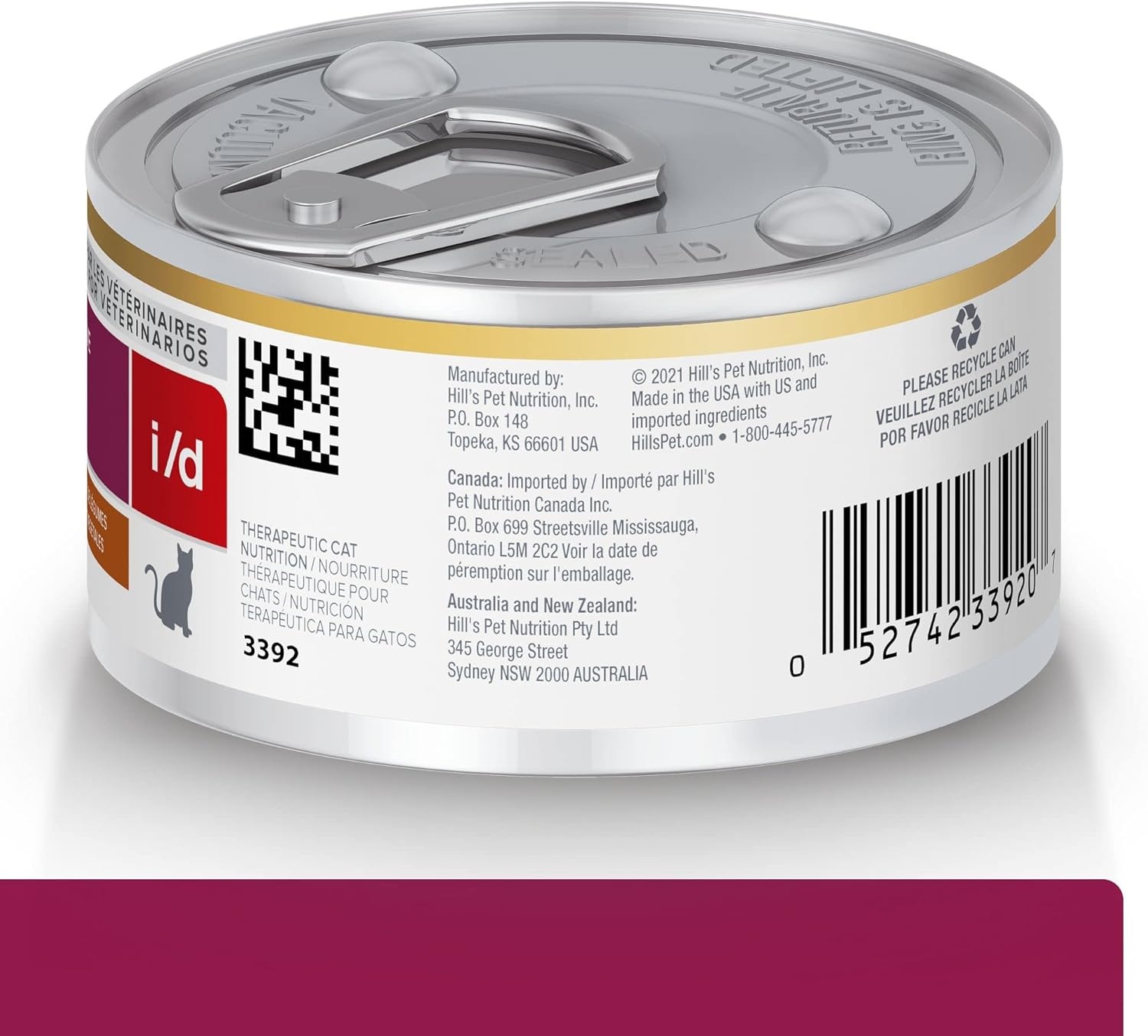 image:imageHills Prescription Diet id Digestive Care Wet Cat Food Chicken 55 oz Cans 24PackChicken Vegetable Stew