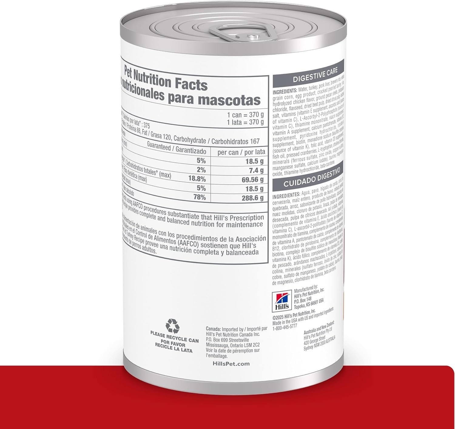 image:imageHills Prescription Diet id Digestive Care Wet Dog Food Chicken amp Vegetable Stew 125 oz Cans 12PackTurkey