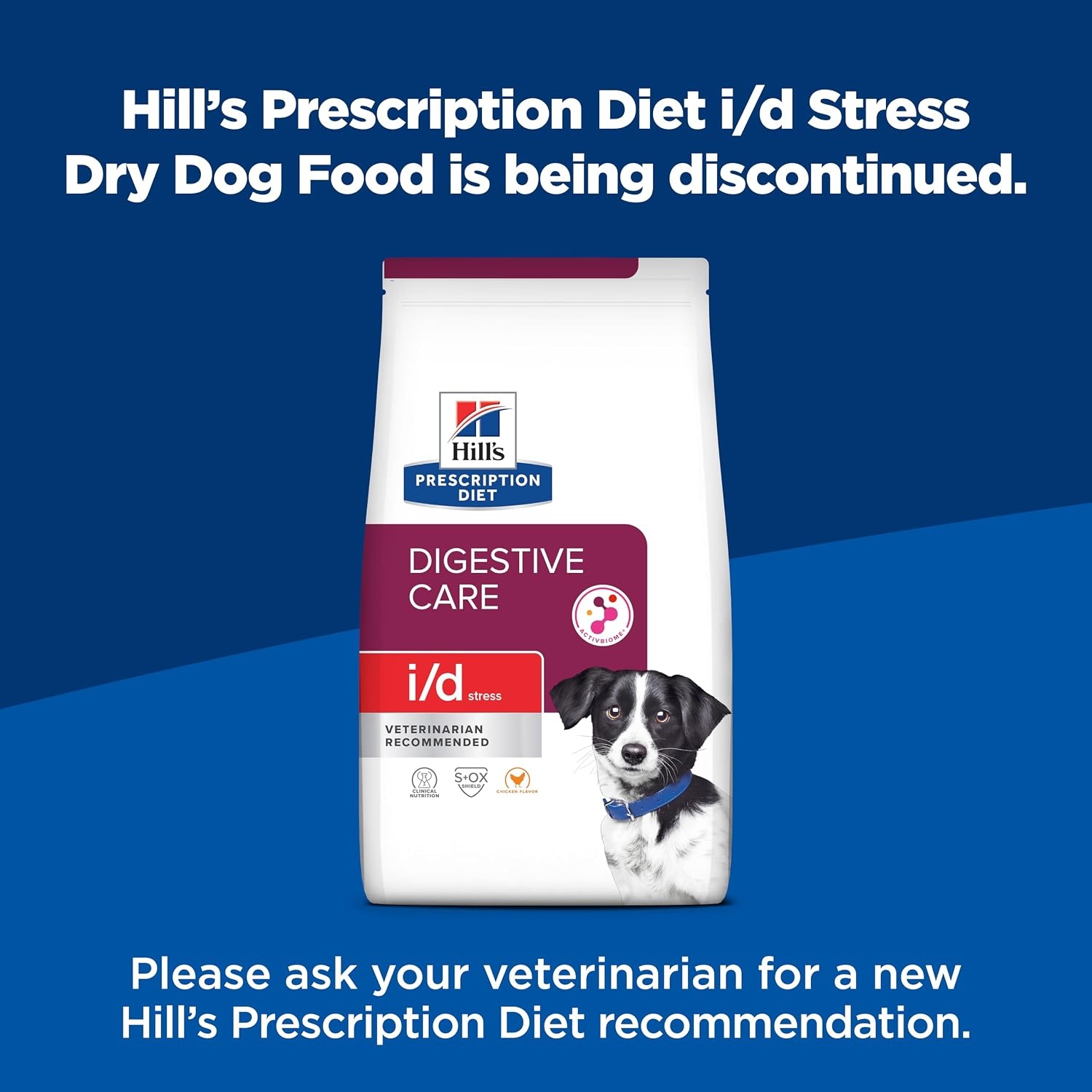 image:imageHills Prescription Diet id Stress Digestive Care Dry Dog Food Chicken 8 lb BagChicken