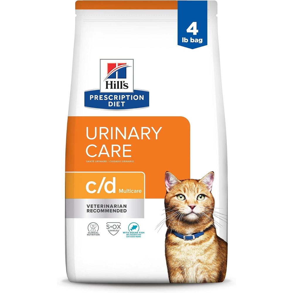 image:imageHills Prescription Diet cd Multicare Urinary Care Dry Cat Food Chicken 4 lb BagSeafood