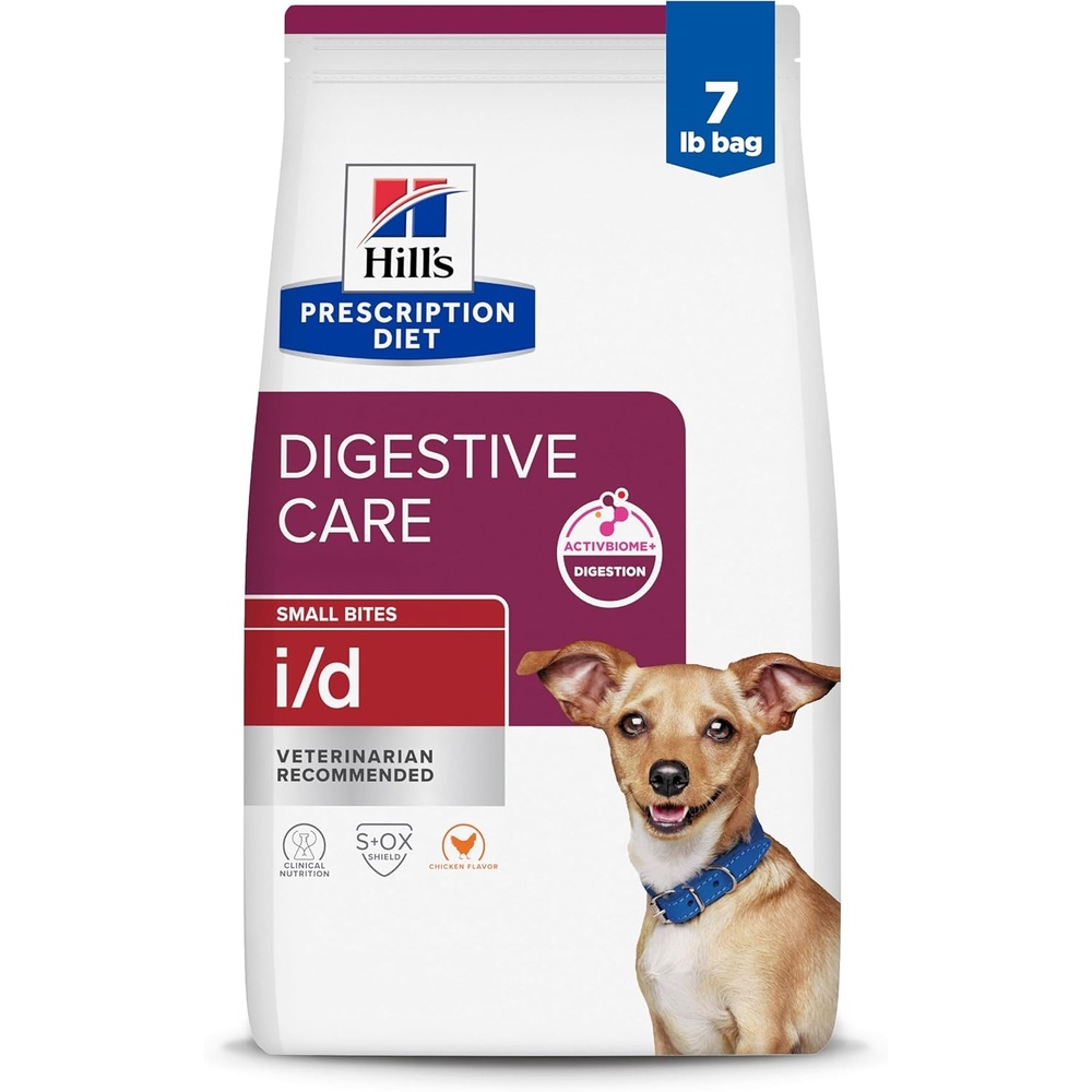 image:imageHills Prescription Diet id Digestive Care Chicken Flavor Dry Dog Food Veterinary Diet 275 lb BagChicken Small Bites