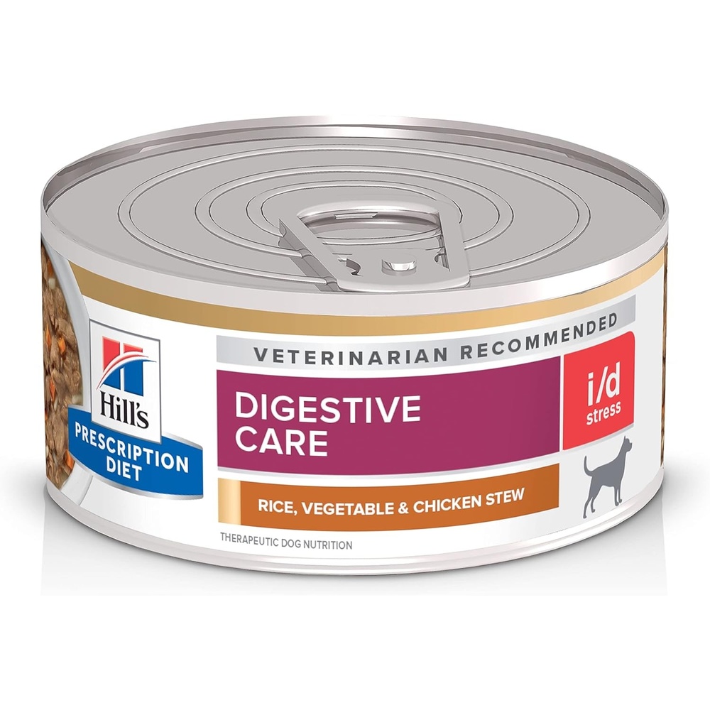 image:imageHills Prescription Diet id Digestive Care Wet Dog Food Chicken amp Vegetable Stew 125 oz Cans 12PackChicken