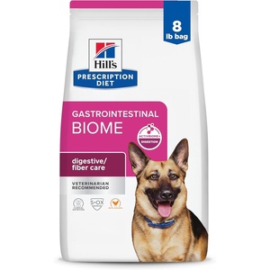 Hill’s Prescription Diet Gastrointestinal Biome Digestive/Fiber Care Dry Dog Food, Chicken, 27.5 lb. Bag(Chicken)