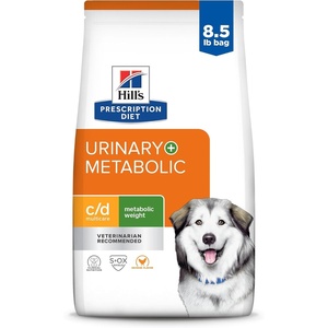 Hill’s Prescription Diet c/d Multicare + Metabolic Weight Dry Dog Food, Chicken, 24.5 lb. Bag(Chicken)