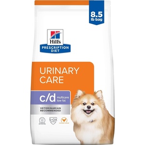 Hill’s Prescription Diet c/d Multicare Low Fat Urinary Care Dry Dog Food, Chicken, 8.5 lb. Bag(Chicken)