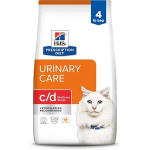 Hill’s Prescription Diet c/d Multicare Stress Urinary Care Dry Cat Food, Ocean Fish, 8.5 lb. Bag(Chicken)