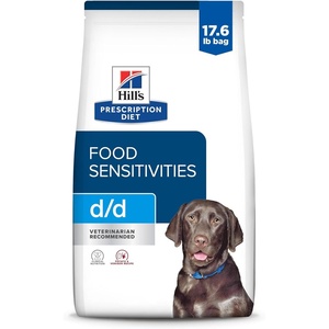 Hill’s Prescription Diet d/d Food Sensitivities Dry Dog Food, Potato & Venison, 8 lb. Bag(Potato & Venison)