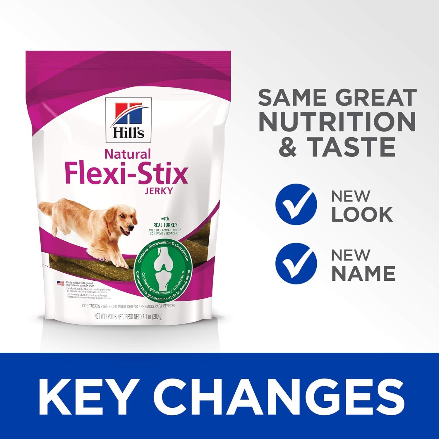 image:imageHills Natural FlexiStix Dog Treats Beef Jerky 71 oz BagTurkey