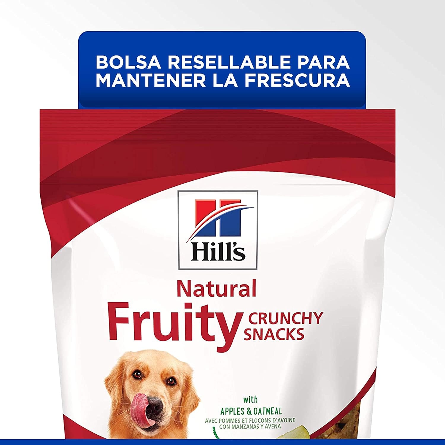 image:imageHills Natural Fruity Snacks Crunchy Dog Treats Cranberries amp Oatmeal 8 oz BagApples Oatmeal