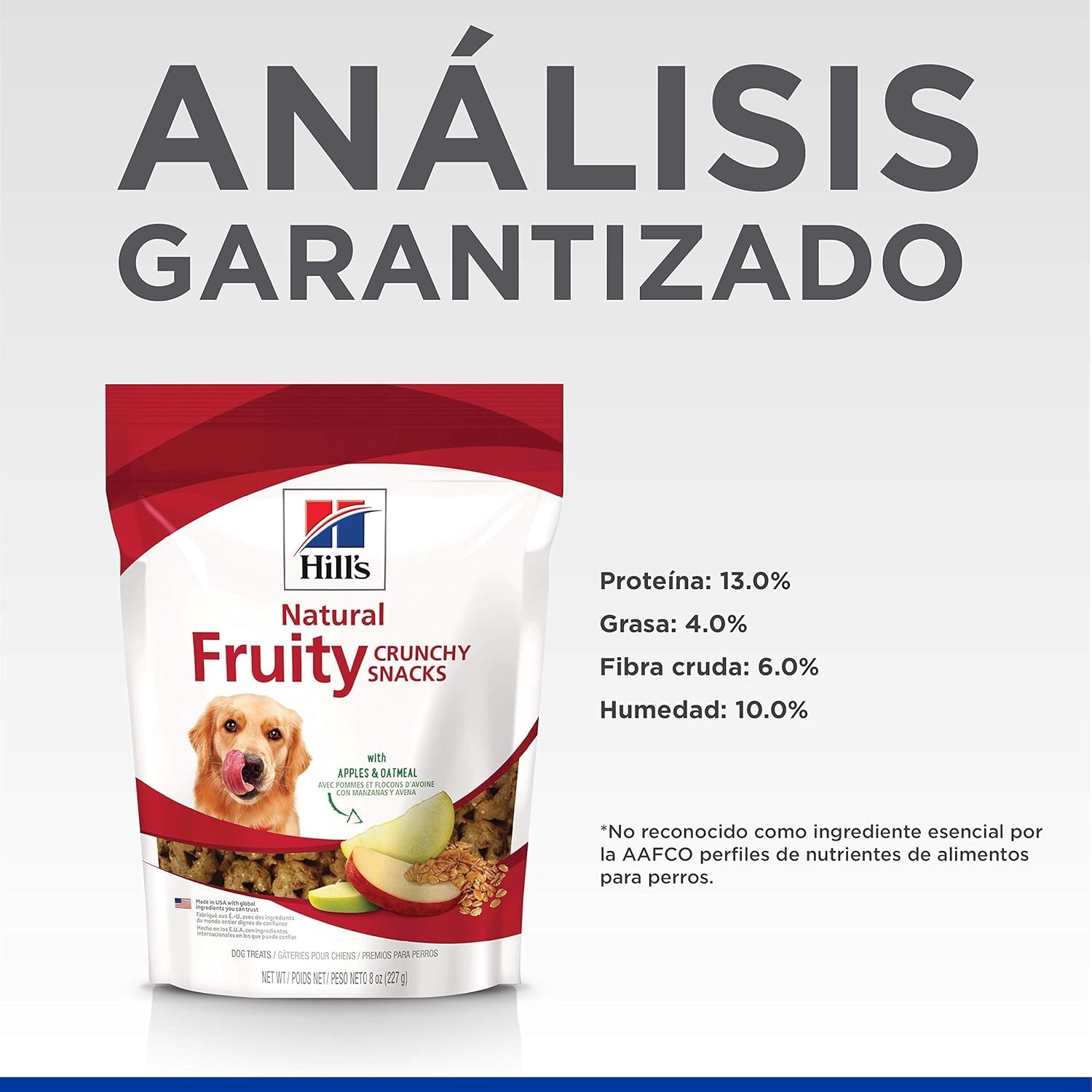image:imageHills Natural Fruity Snacks Crunchy Dog Treats Cranberries amp Oatmeal 8 oz BagApples Oatmeal