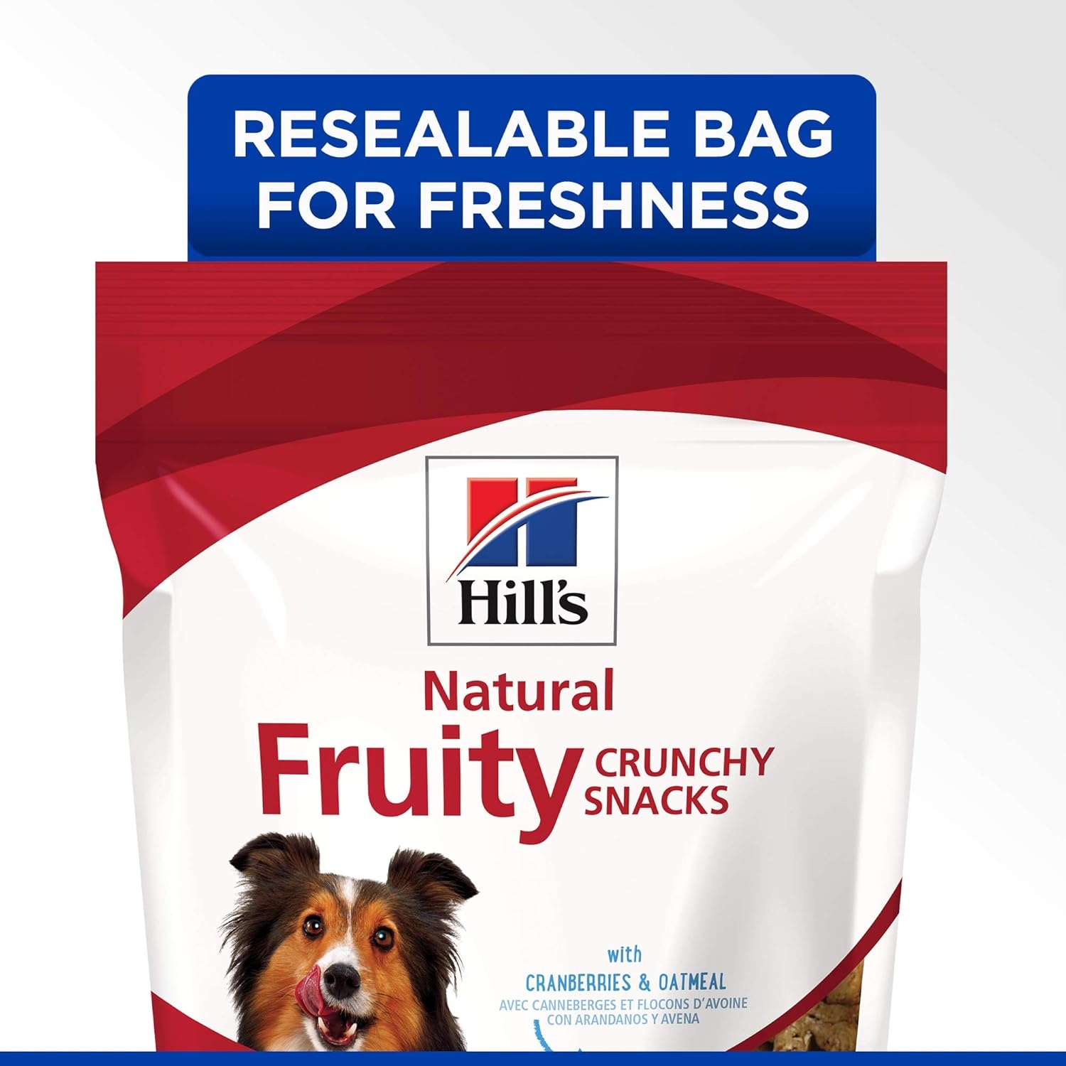 image:imageHills Natural Fruity Snacks Crunchy Dog Treats Cranberries amp Oatmeal 8 oz BagCranberries Oatmeal