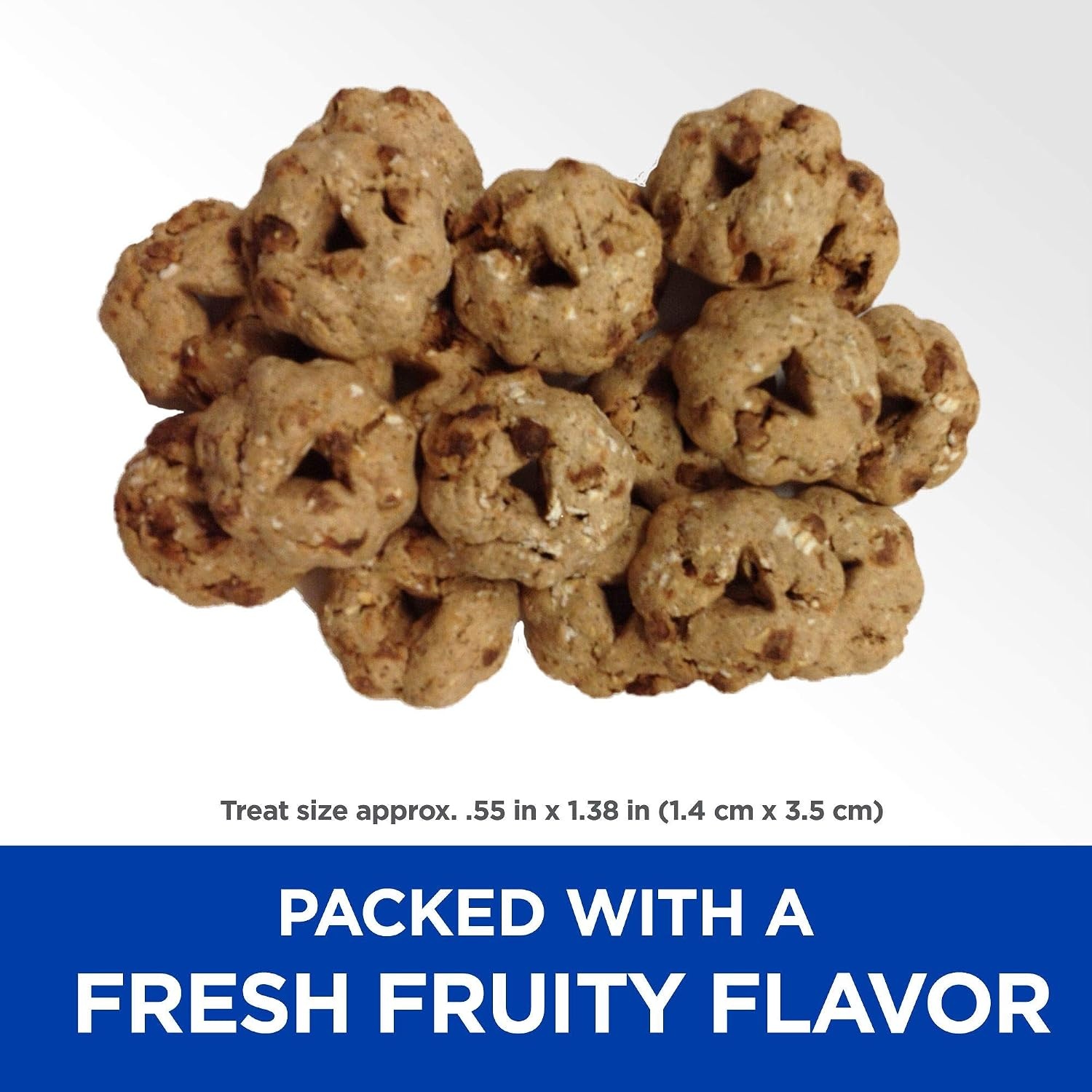 image:imageHills Natural Fruity Snacks Crunchy Dog Treats Cranberries amp Oatmeal 8 oz BagManzanas y Avena