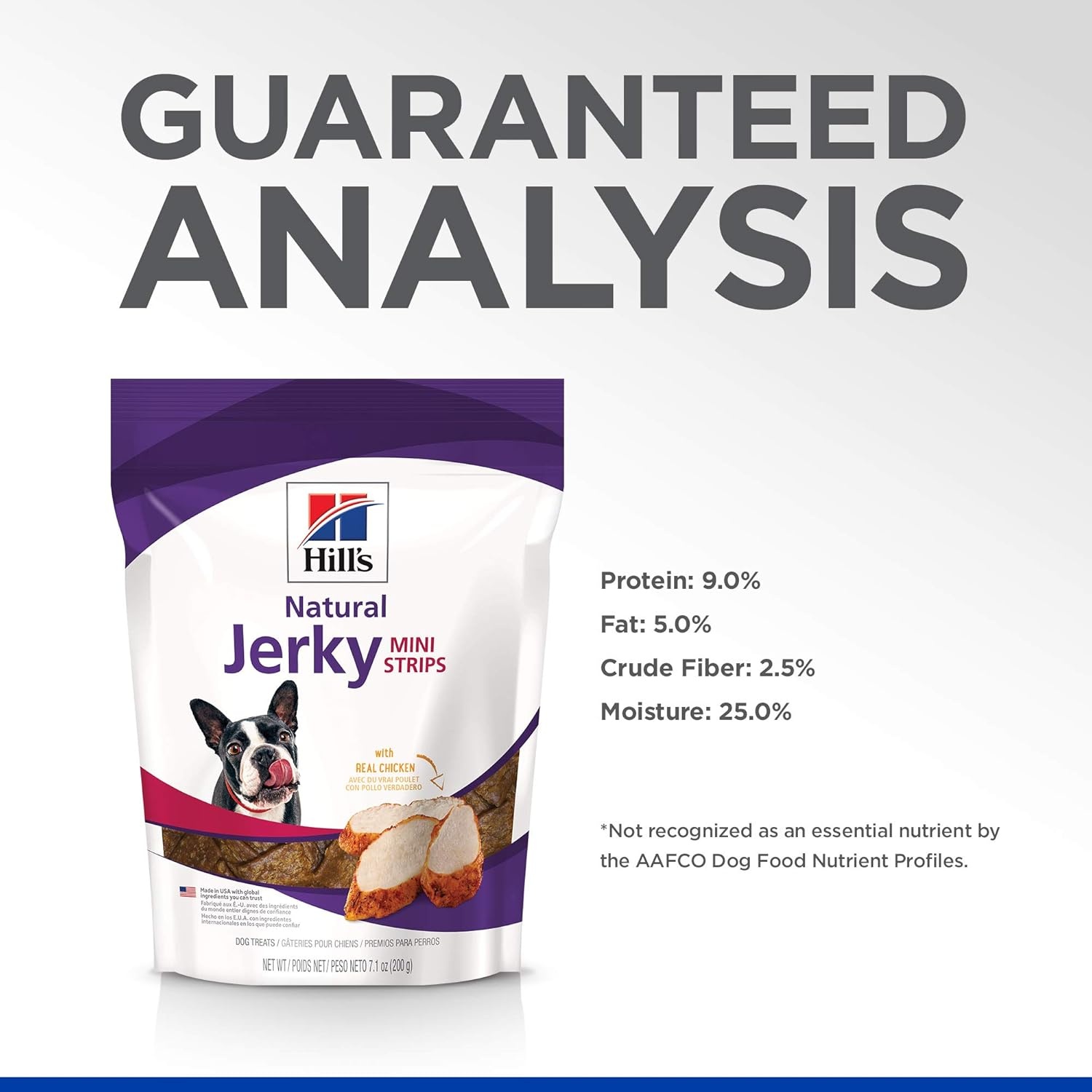 image:imageHills Natural Jerky MiniStrips Dog Treats Chicken 71 oz BagChicken
