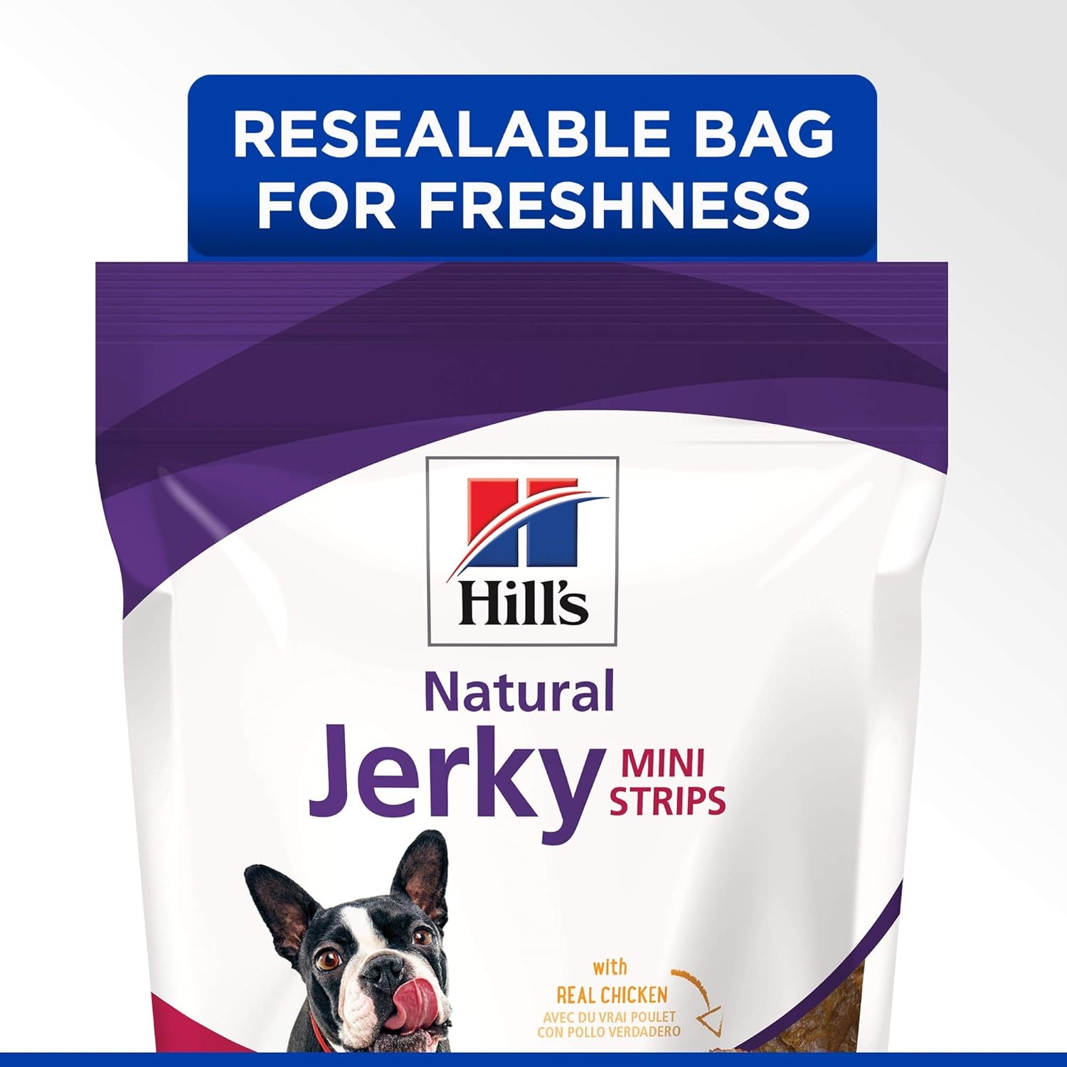 image:imageHills Natural Jerky MiniStrips Dog Treats Chicken 71 oz BagChicken