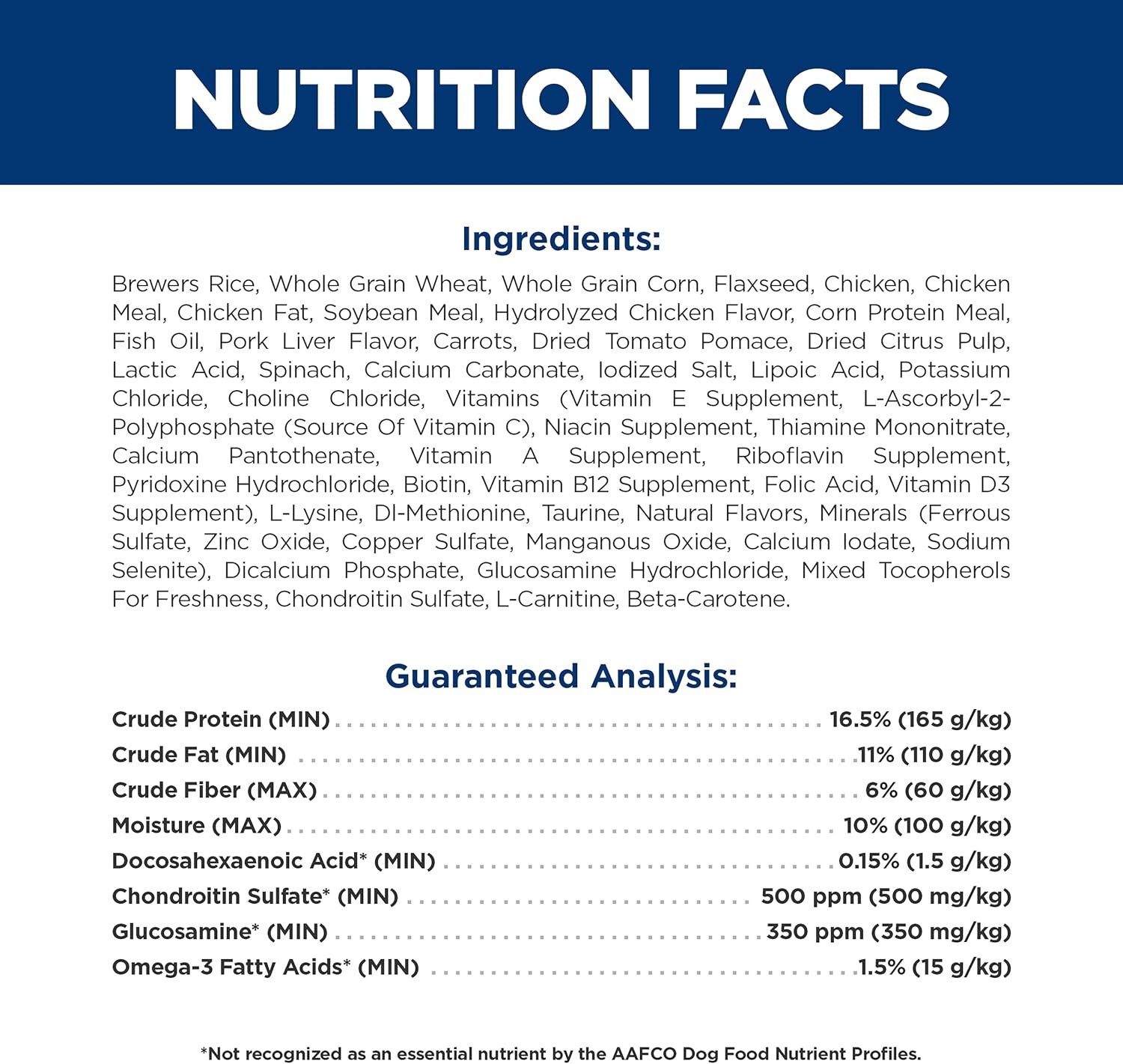 image:imageHills Prescription Diet Brain Care jd Joint Care Dry Dog Food Chicken 85 lb Bag