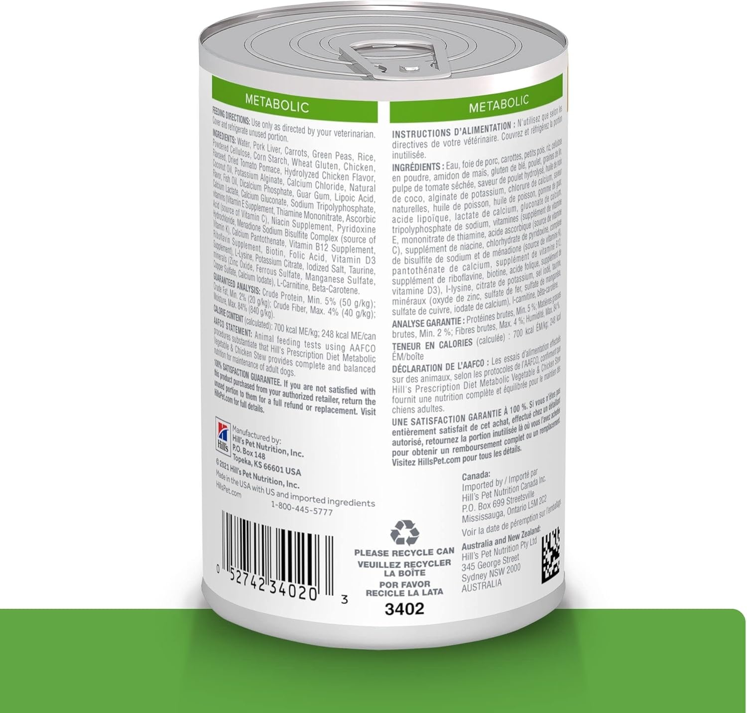 image:imageHills Prescription Diet Metabolic Mobility Weight Joint Care Dry Dog Food Chicken 24 lb BagVegetable Tuna Stew