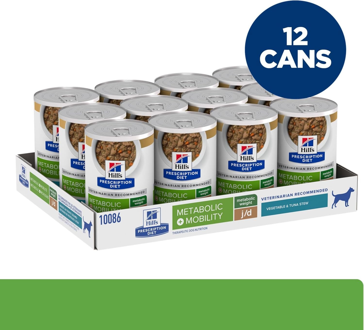 image:imageHills Prescription Diet Metabolic Mobility Weight Joint Care Dry Dog Food Chicken 24 lb BagVegetable Tuna Stew