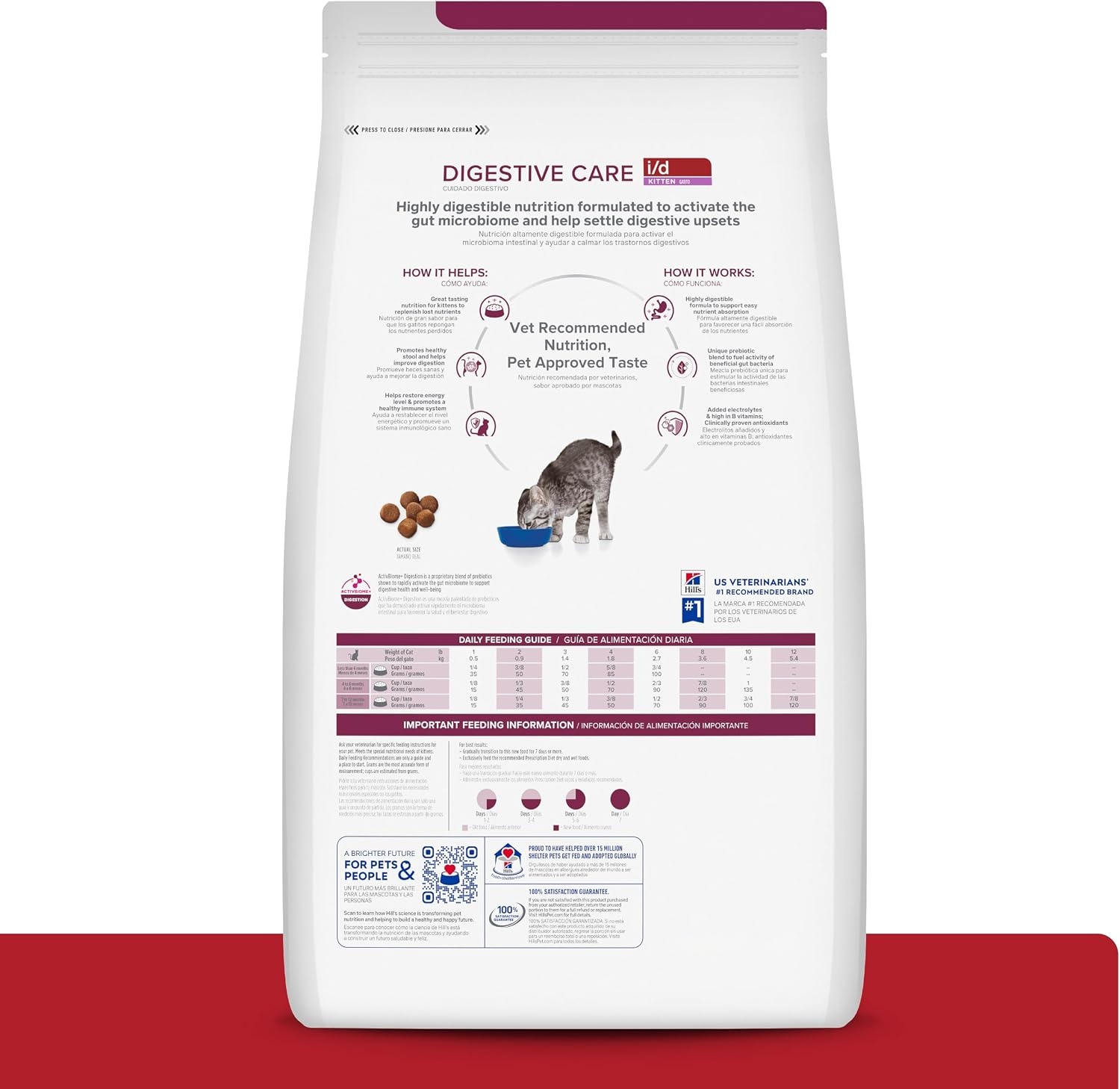 image:imageHills Prescription Diet id Digestive Care Kitten Dry Cat Food Chicken 4 lb Bag