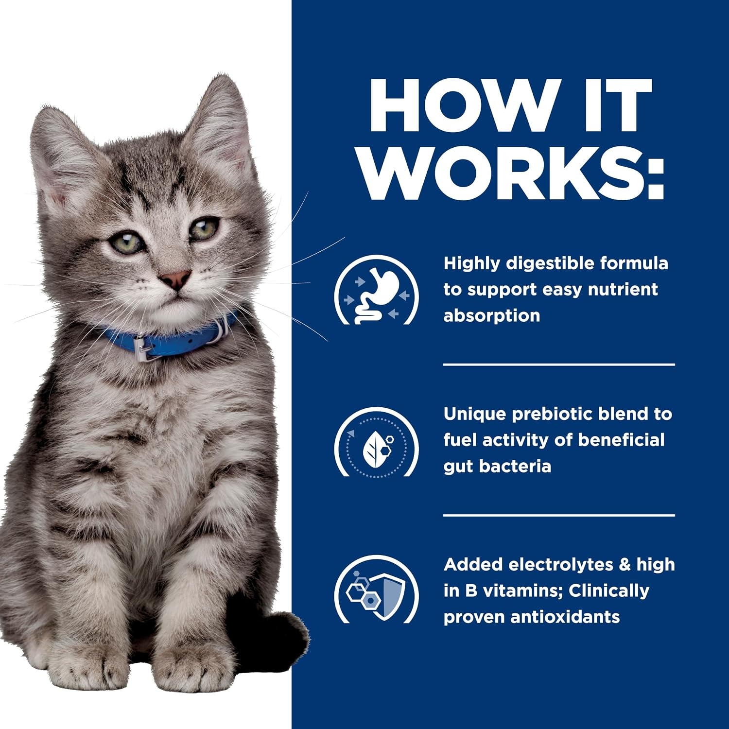 image:imageHills Prescription Diet id Digestive Care Kitten Dry Cat Food Chicken 4 lb Bag