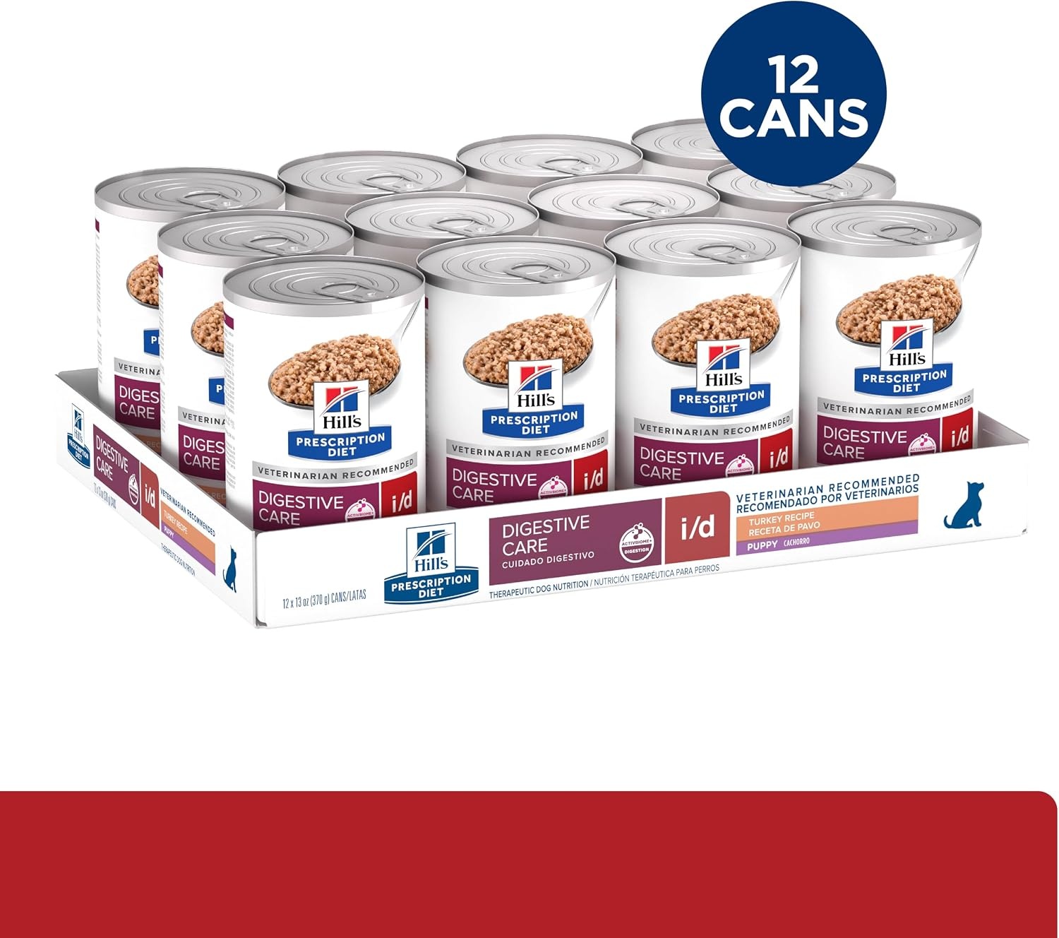 image:imageHills Prescription Diet id Digestive Care Puppy Wet Dog Food Turkey 13 oz Cans 12Pack