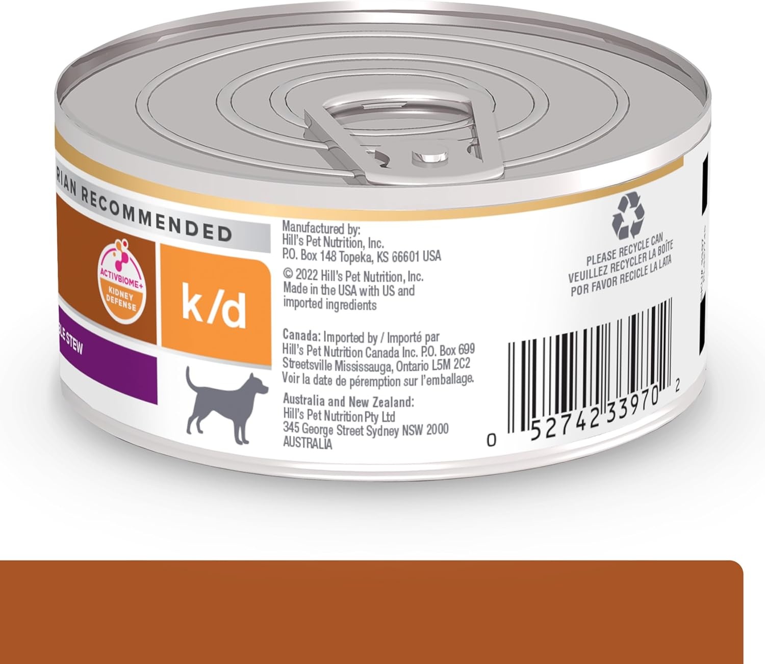 image:imageHills Prescription Diet kd Kidney Care Chicken amp Vegetable Stew Wet Dog Food Veterinary Diet 55 oz Cans 24PackBeef Vegetable Stew
