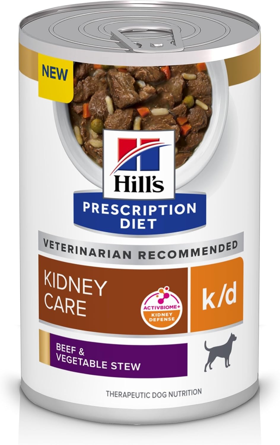 image:imageHills Prescription Diet kd Kidney Care Chicken amp Vegetable Stew Wet Dog Food Veterinary Diet 55 oz Cans 24PackBeef Vegetable Stew