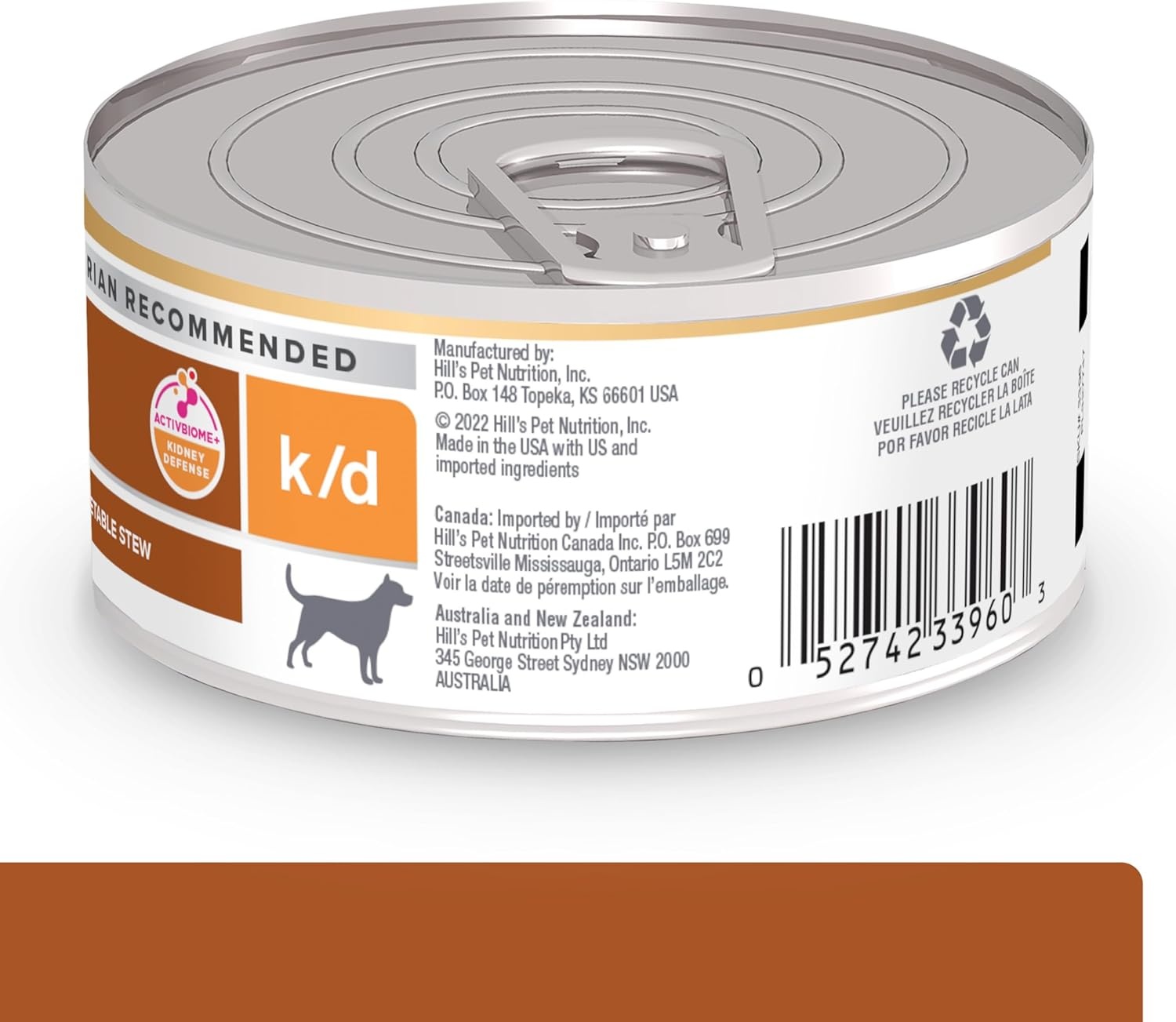 image:imageHills Prescription Diet kd Kidney Care Chicken amp Vegetable Stew Wet Dog Food Veterinary Diet 55 oz Cans 24PackChicken Vegetable Stew
