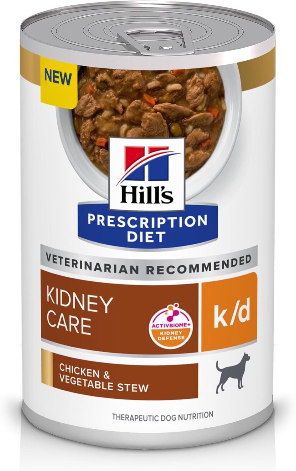 image:imageHills Prescription Diet kd Kidney Care Chicken amp Vegetable Stew Wet Dog Food Veterinary Diet 55 oz Cans 24PackChicken Vegetable Stew