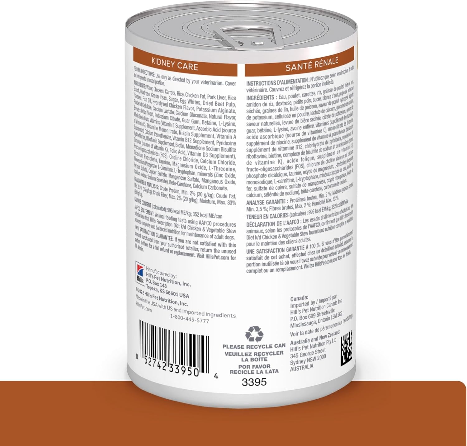 image:imageHills Prescription Diet kd Kidney Care Chicken amp Vegetable Stew Wet Dog Food Veterinary Diet 55 oz Cans 24PackChicken Vegetable Stew